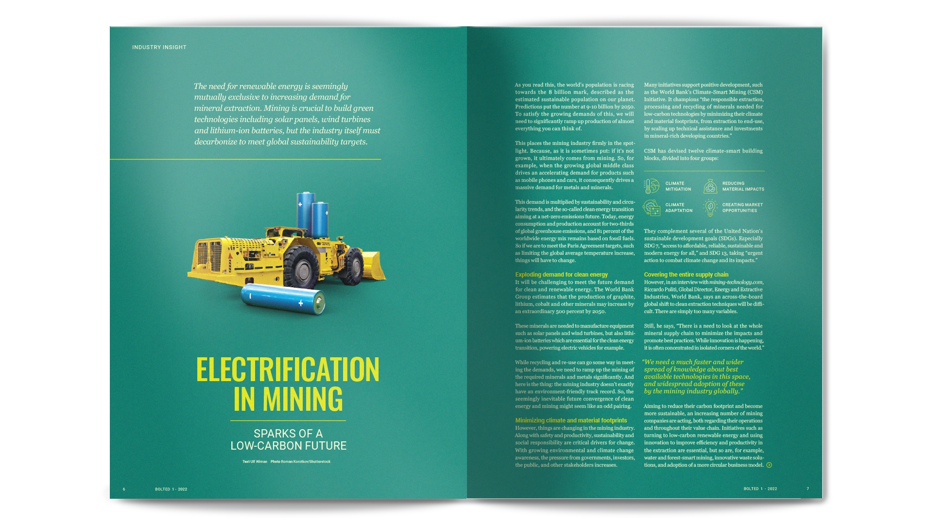 Bolted Magazine spread