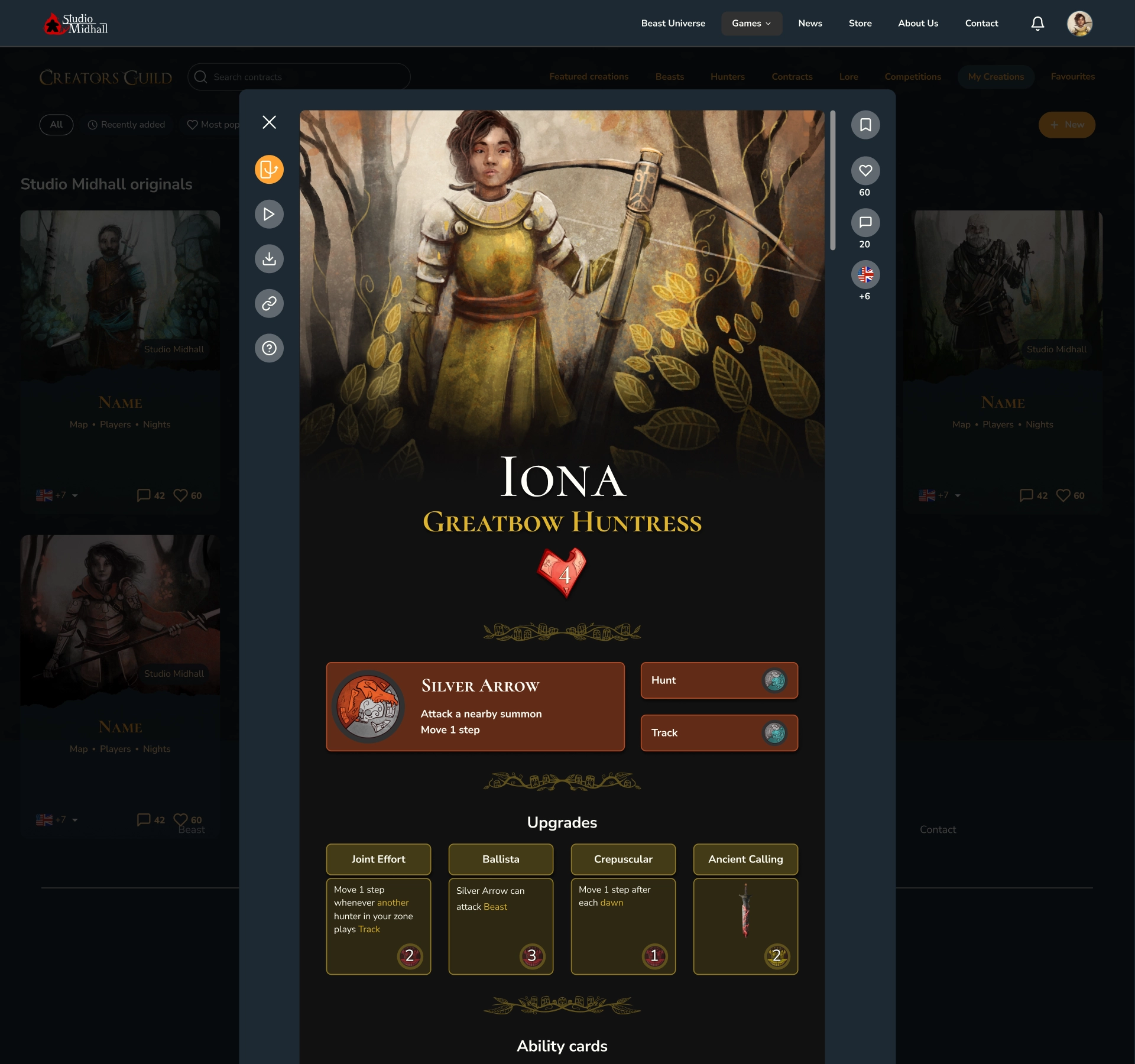 Creator's Guild final design