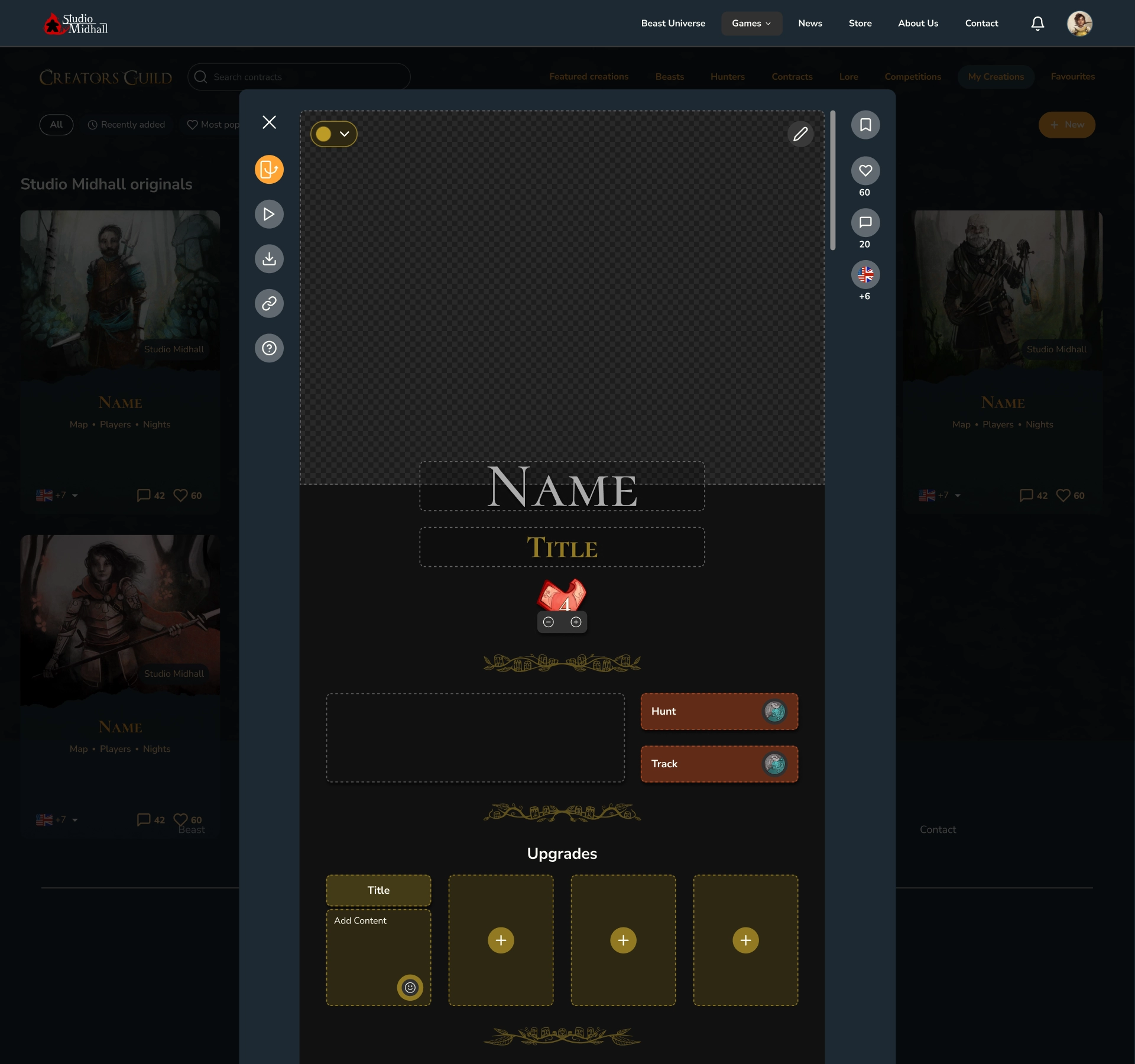 Creator's Guild final design