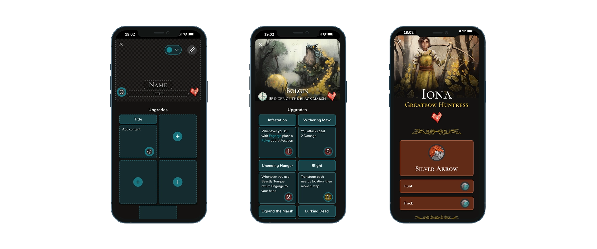 Creator's Guild mobile design