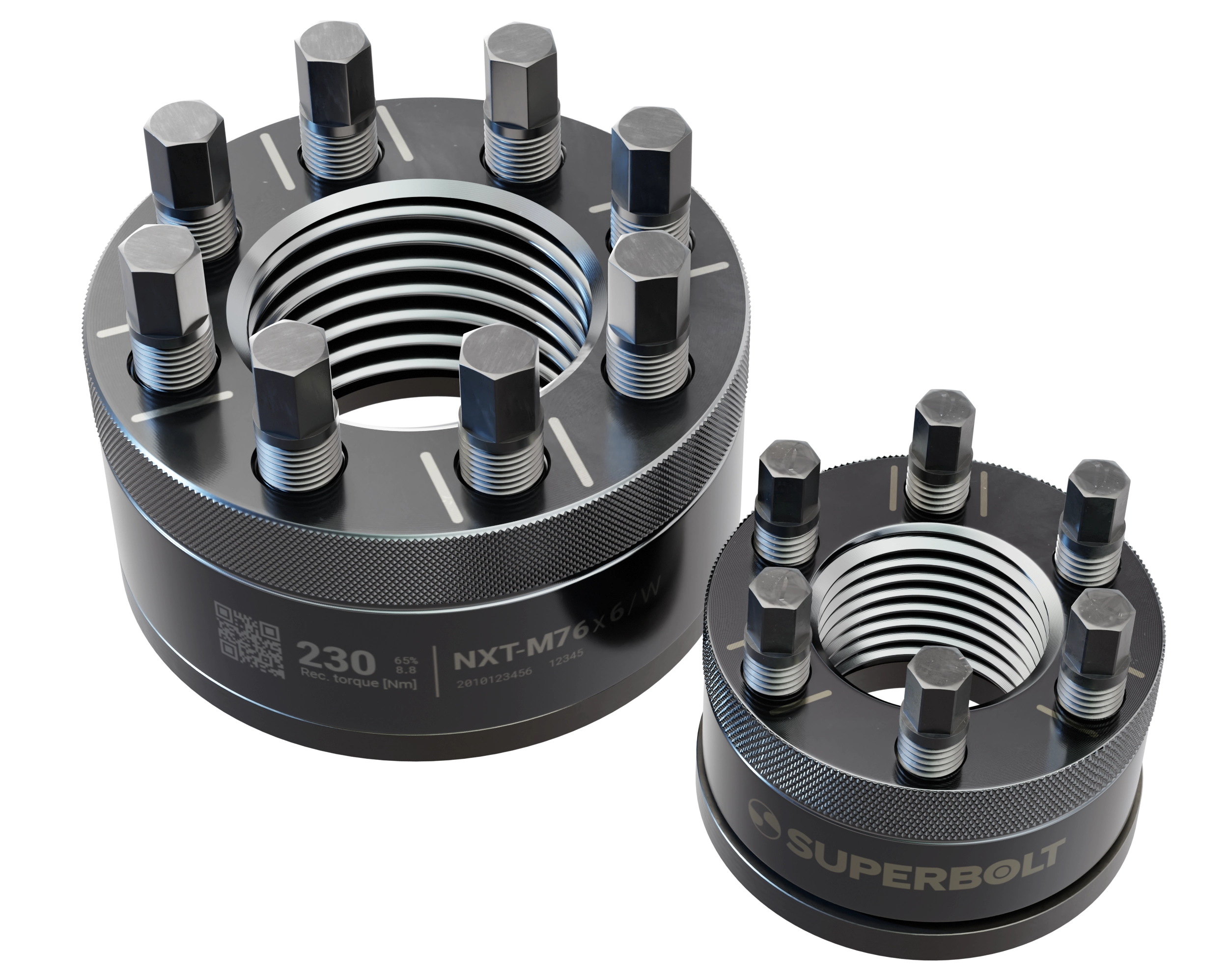 Superbolt NXT size range